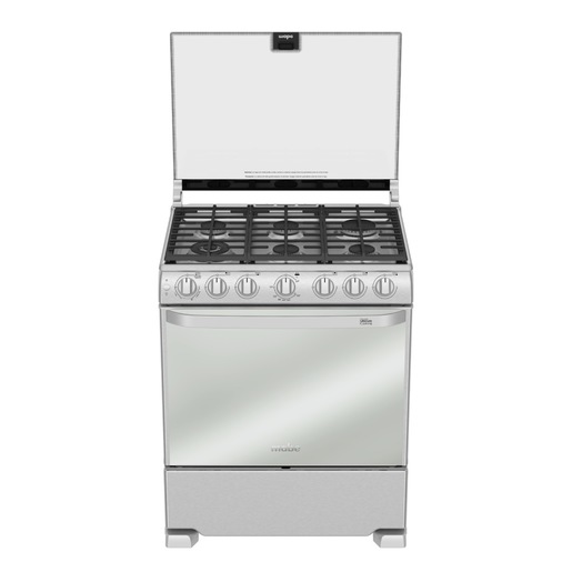 Estufa de Piso 76 cm Acero Inoxidable Mabe - EM7682CFIX0