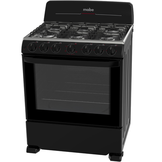 Estufa de piso 76 cm Negra Mabe - EM7645NAIN0