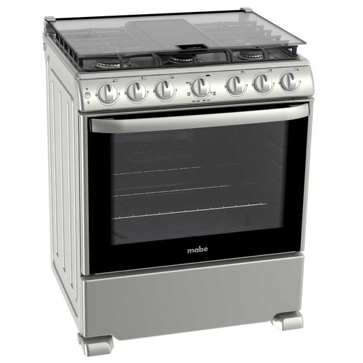 Estufa de gas 76 cm Plata Mabe - WEM7659CFIS0B
