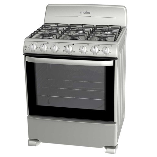 Estufa de Piso 76 cm Silver Mabe - EM7644BAIS0B