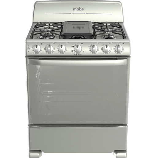 Estufa de piso 76 cm Silver Mabe - EM7655NSIS0