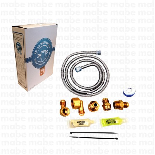 Conexión/Instalación Kit básico de conexión para productos de gas Mabe -  WG02A03209 | Kits de instalación | Kits | Servicio Mabe México
