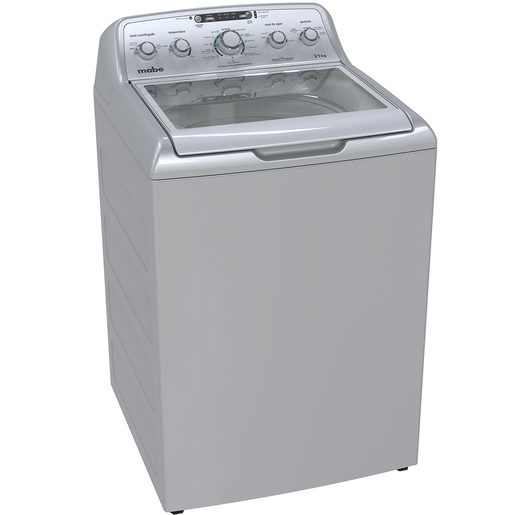 Lavadora Automática Aqua Saver Green 21 kg Plata Mabe - LMA71215WGAB0