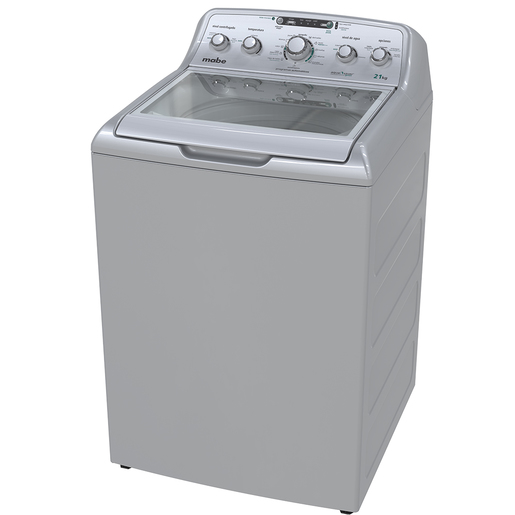 Lavadora Automática Aqua Saver Green 21 kg Plata Mabe - LMA71215WGAB00