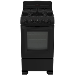 Estufa de piso 50 cm Negra Mabe - EM5022BAPN0A Estufa de piso 50 cm Negra Mabe - EM5022BAPN0A