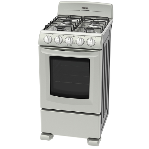 Estufa de piso 50 cm Plata Mercury Mabe- EM5030BAIS0