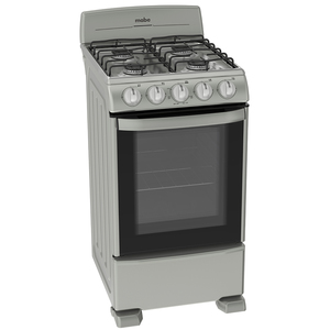 Estufa de piso 50 cm Plata Mercury Mabe - EM5033BAIS0A Estufa de piso 50 cm Plata Mercury Mabe - EM5033BAIS0A