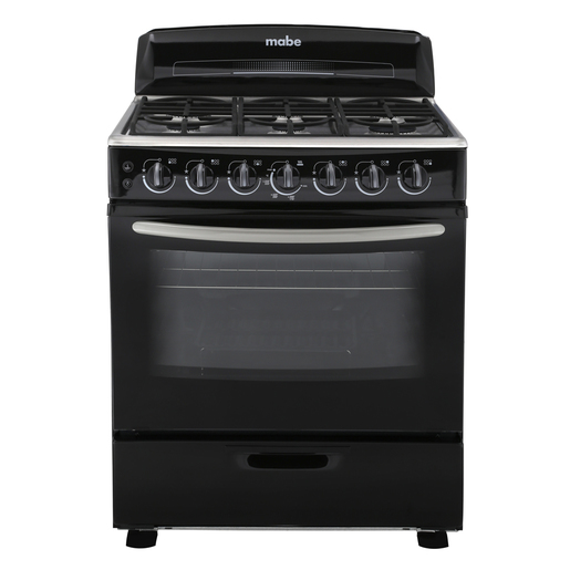 Estufa de piso 76 cm Negra Mabe - EM7658NN2