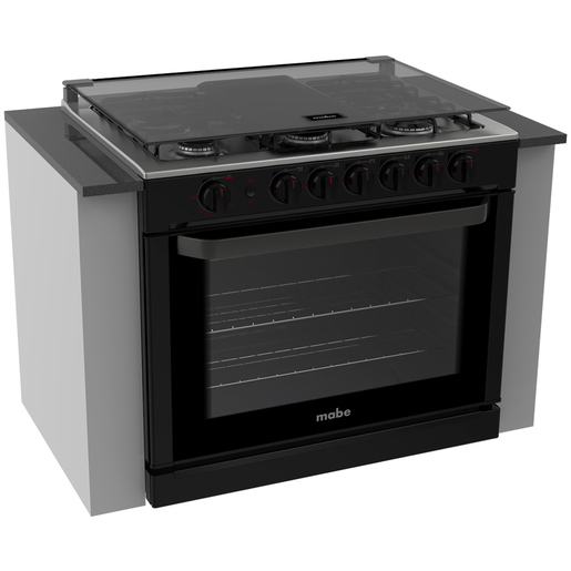 Estufa de empotre 80 cm Negra Mabe - EMC80330CNI0 Estufa de empotre 80 cm Negra Mabe - EMC80330CNI0