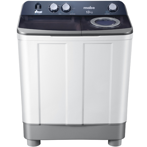 Lavadora Semiautomática 13 Kg Blanca Mabe - LMDX3124PBAB0