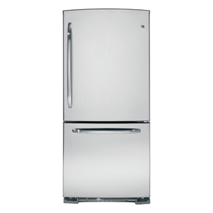 Refrigerador bottom freezer 566.34 L Silver GE - GDML0KBXBRGS