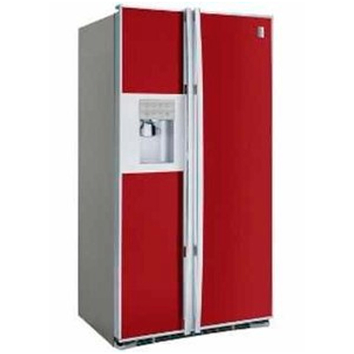 Refrigerador automático 651.19 L rojo GE - RG2300YGTGT