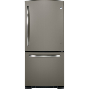 Refrigerador bottom freezer 571 L Slate GE Profile - PDR20KMHBRES