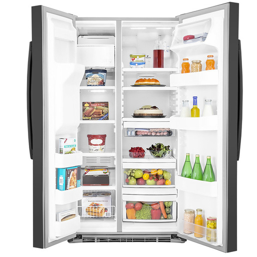 Refrigerador No Frost de 755 L Black Steel Mabe GE Profile - PSM26PGLACPS