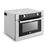 Horno combi empotrable 60 cm Acero Inoxidable vidrio Negro GE Profile - FCEGEP0441A2IN