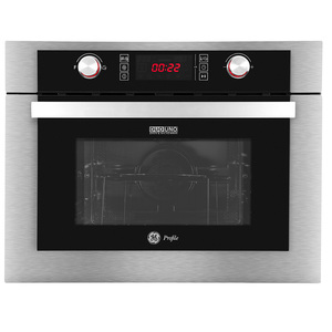 Horno combi empotrable 60 cm Acero Inoxidable vidrio Negro GE Profile - FCEGEP0441A2IN Horno combi empotrable 60 cm Acero Inoxidable vidrio Negro GE Profile - FCEGEP0441A2IN
