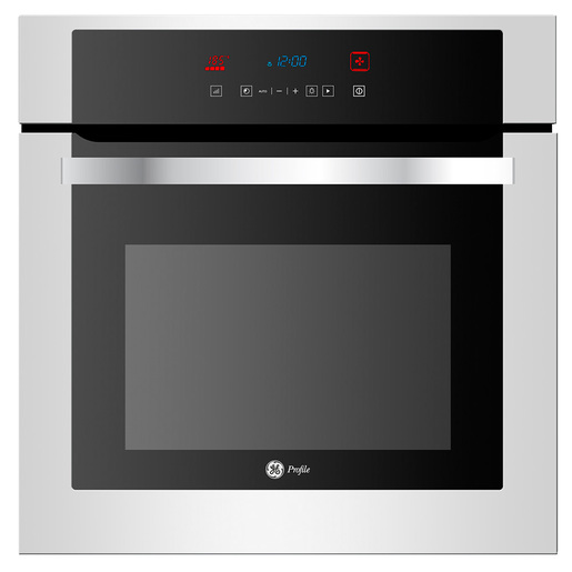 Horno empotrable 60cm Acero Inoxidable vidrio Negro GE Profile - HGP6071E, Hornos, Cocción