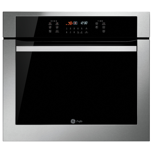 Horno empotrable 60cm Acero Inoxidable vidrio Negro GE Profile - HGP6071E, Hornos, Cocción