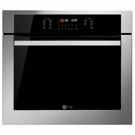 Horno empotrable 80cm Acero Inoxidable vidrio Negro GE Profile - HGP8070K0
