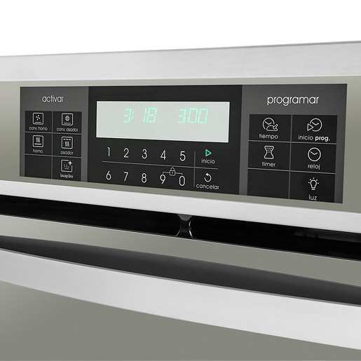 Horno Empotrable 80cm Inoxidable Vidrio Reflecta Io mabe - IO8030HEI1