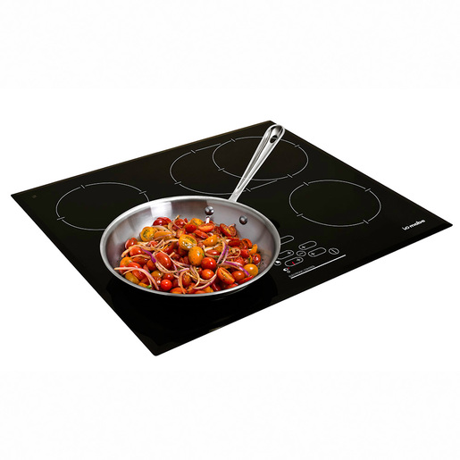 Parrilla Vitrocerámica empotrable 60cm Acero Inoxidable Io mabe - IO604PVI0