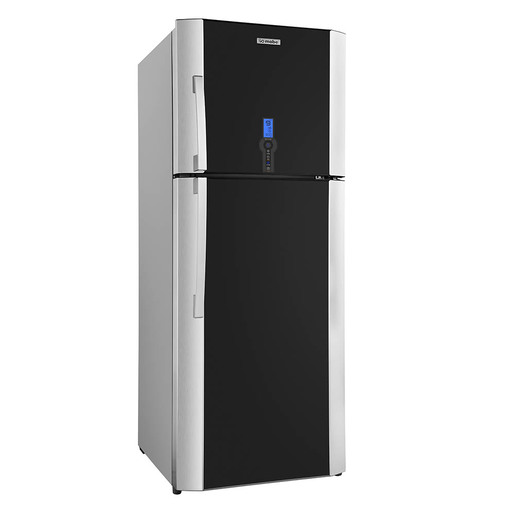 Refrigerador Automático 510 L Top Mount Acero Inoxidable Con Vidrio Gris Vulcano Io Mabe - IOM1951ZMXN5