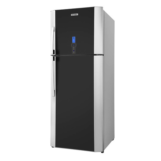 Refrigerador Automático 510 L Top Mount Acero Inoxidable Con Vidrio Gris Vulcano Io Mabe - IOM1951ZMXN5