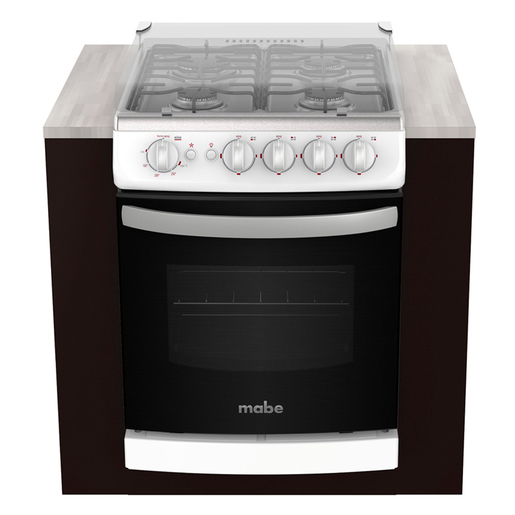 Estufa de empotre 51 cm Blanca / inoxidable Mabe - EMC5130CBI2C