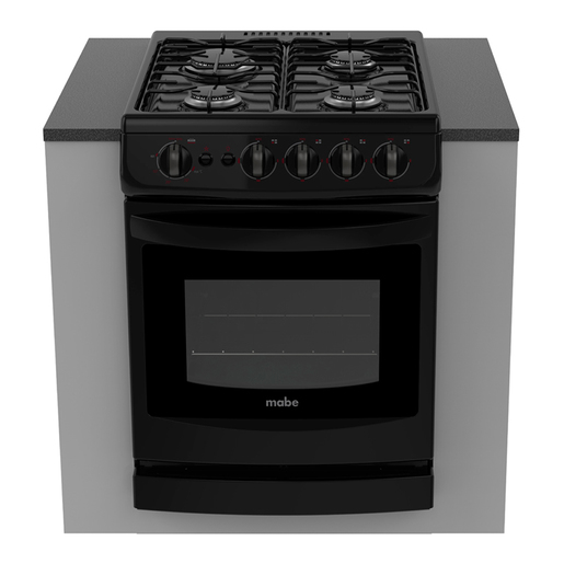 Estufa de empotre 51 cm Negra Mabe - EMC5120N1C