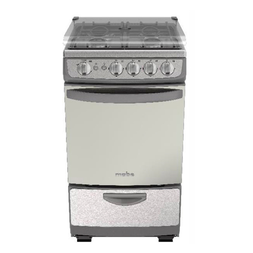Estufa de piso 51 cm Inoxidable Mabe - XO5150I0B