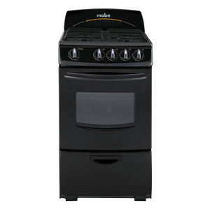 Estufa de piso 51cm Negra Mabe - EME5105N0 Estufa de piso 51cm Negra Mabe - EME5105N0