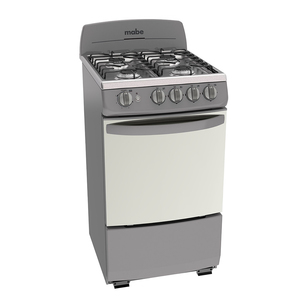 Estufa de piso 51 cm silver Mabe - MA05119I2A Estufa de piso 51 cm silver Mabe - MA05119I2A