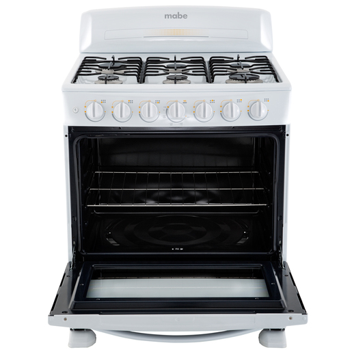 Estufa de piso 76 cm Blanca Mabe - EM7652BB2B