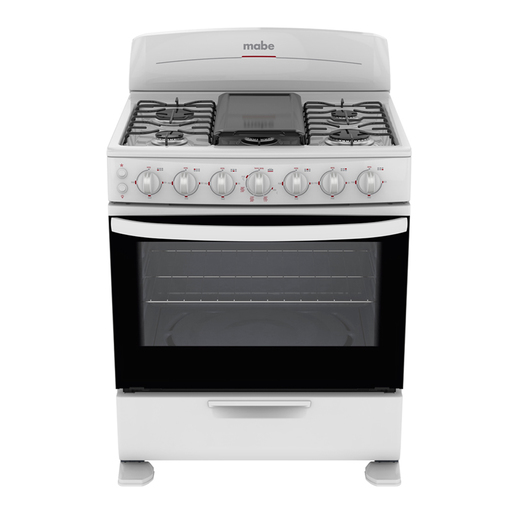 Estufa de piso 76 cm Blanca Mabe - EM7653BB1B