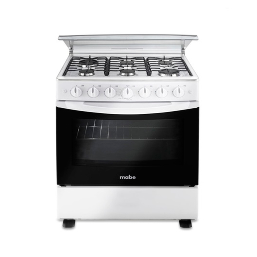 Estufa de piso 76 cm Blanca / inoxidable Mabe - EM7682CBI1C