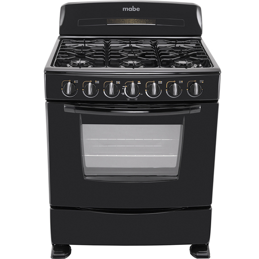 Estufa de piso 76 cm Negra IO Mabe - EM7600NN4A