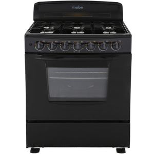 Estufa de piso 76 cm Negra Mabe - EM7650NN3A Estufa de piso 76 cm Negra Mabe - EM7650NN3A