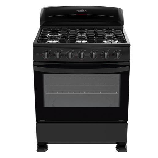 Estufa de piso 76 cm Negra Mabe - EM7652NN1D