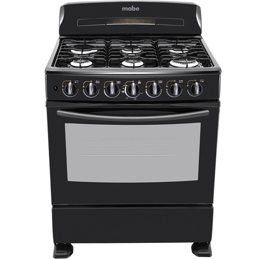Estufa de piso 76 cm Negra Mabe - EM7652NN2B