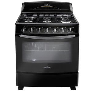 Estufa de piso 76 cm Negra / inoxidable IO Mabe - EM7600NIE2B Estufa de piso 76 cm Negra / inoxidable IO Mabe - EM7600NIE2B