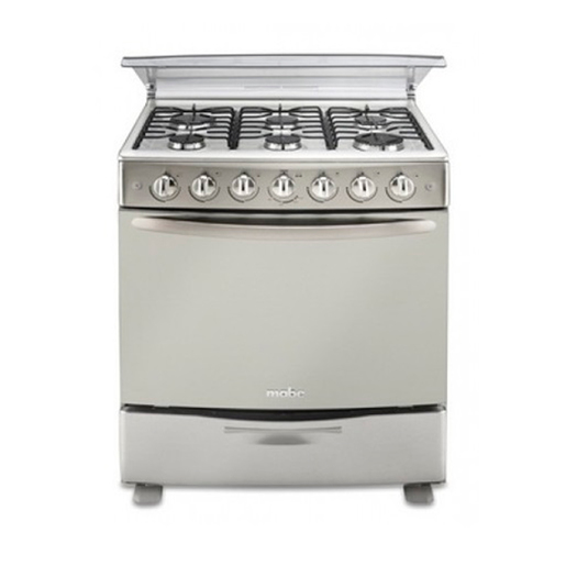Estufa de piso 76 cm Inoxidable Mabe -XO7688CI3A