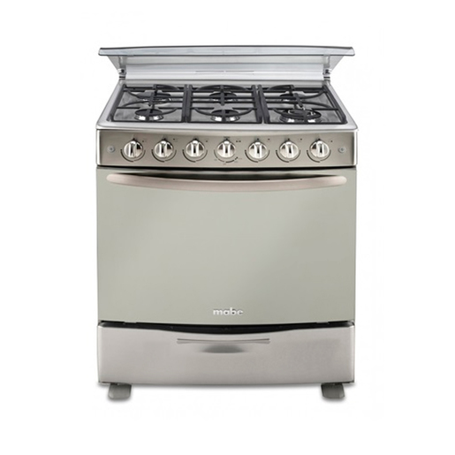 Estufa de piso 76 cm Inoxidable Mabe - XO7689CI3A