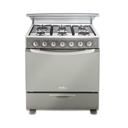 Estufa de piso 76 cm silver Mabe - MA07687CI1C