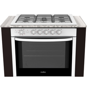 Estufa de empotre 80 cm Blanca Mabe - EMD8010BB1A Estufa de empotre 80 cm Blanca Mabe - EMD8010BB1A