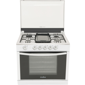 Estufa de empotre 76 cm Blanca / inoxidable Mabe - EMC8027CBC1B Estufa de empotre 76 cm Blanca / inoxidable Mabe - EMC8027CBC1B
