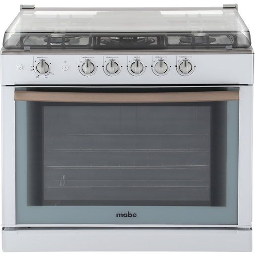 Estufa de empotre 80 cm Blanca / inoxidable Mabe - EMC8067CBI0C