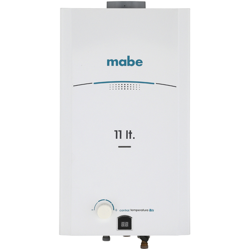 Calentador de agua de Gas LP 1.5 Servicios 11 L Blanco Mabe - CMP110TNBL