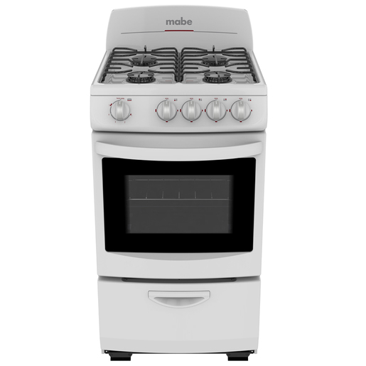 Estufa de piso 51 cm Blanca Mabe - EM5107BB4A