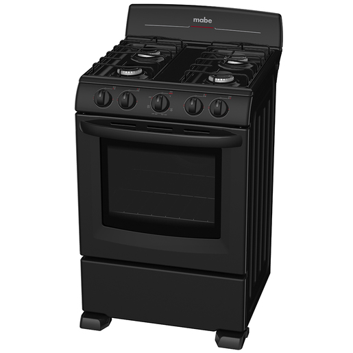 Estufa de piso 60 cm Negra Mabe - EM6020BAPN0A