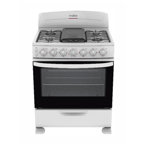 Estufa de piso 76 cm Blanca Mabe - EM7653BB2A Estufa de piso 76 cm Blanca Mabe - EM7653BB2A